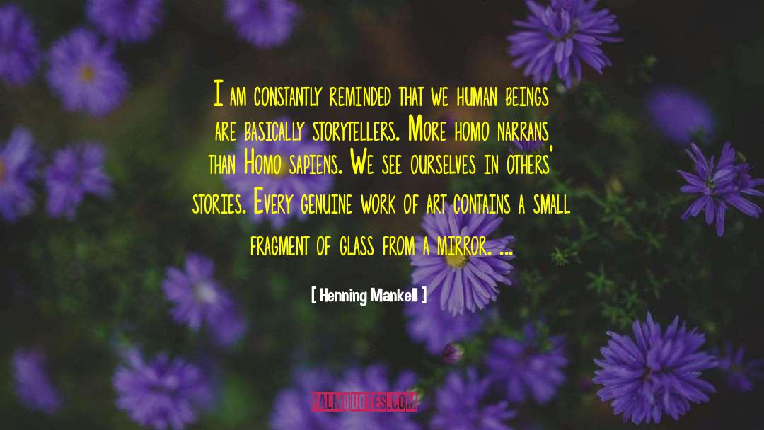 Small Communities quotes by Henning Mankell