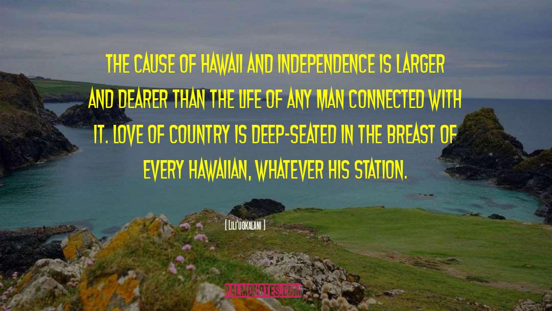 Small Country quotes by Lili'uokalani