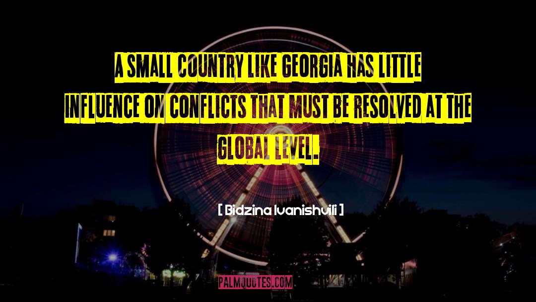 Small Country quotes by Bidzina Ivanishvili