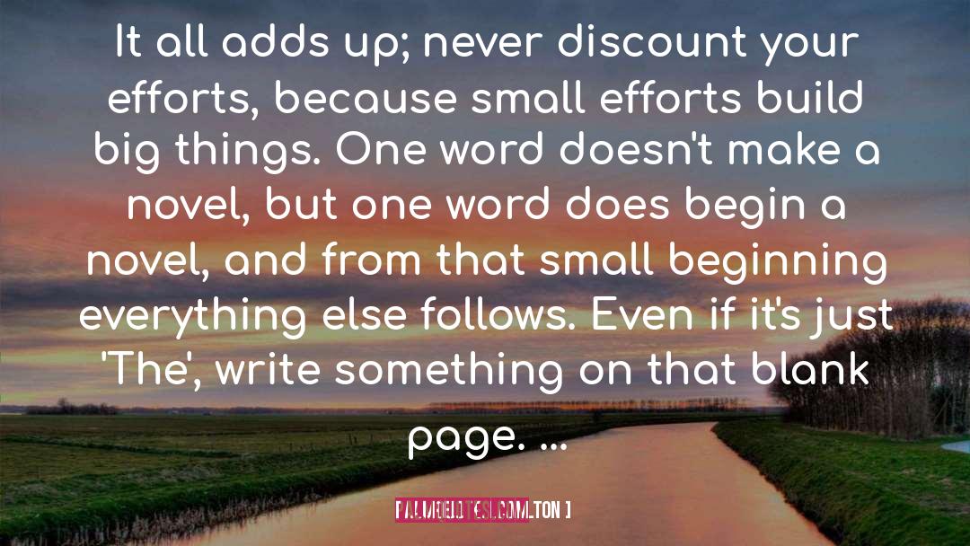 Small Efforts quotes by Laurell K. Hamilton