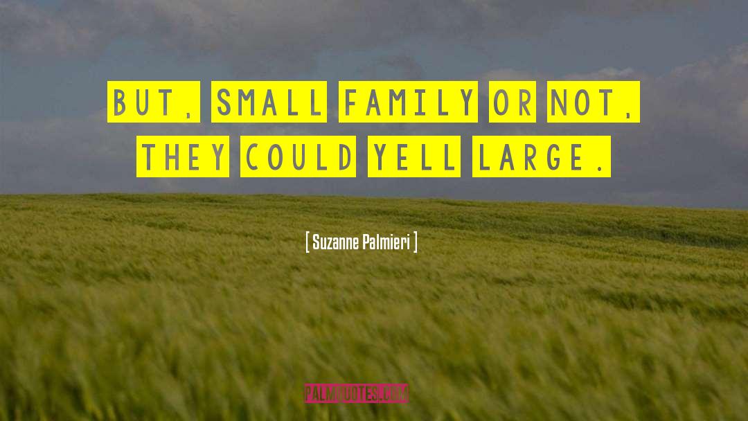 Small Family quotes by Suzanne Palmieri