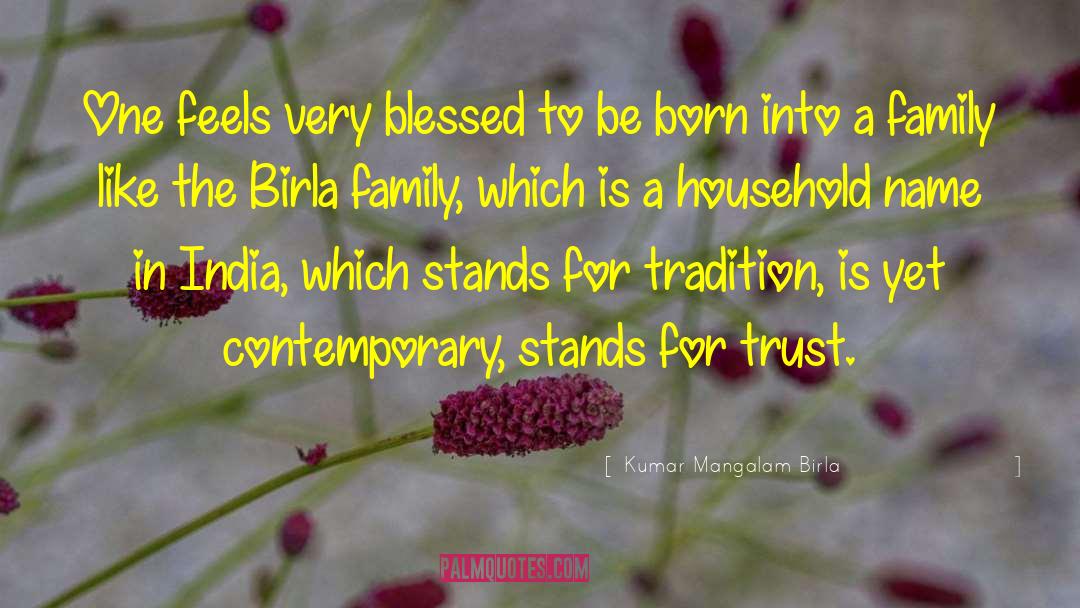Small Family quotes by Kumar Mangalam Birla