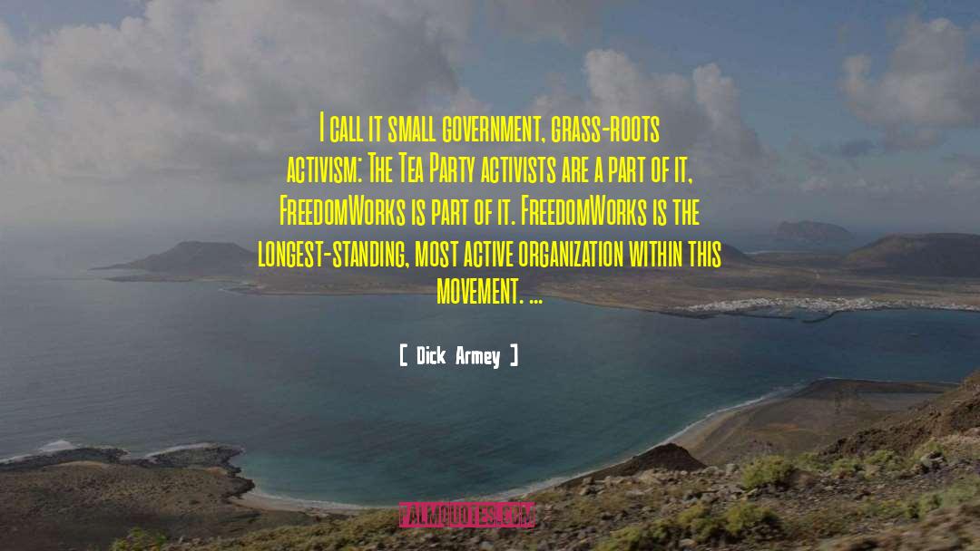 Small Government quotes by Dick Armey