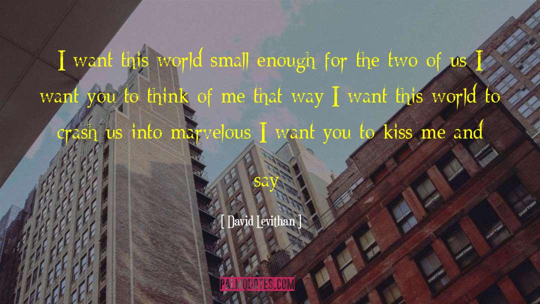 Small Ideas quotes by David Levithan