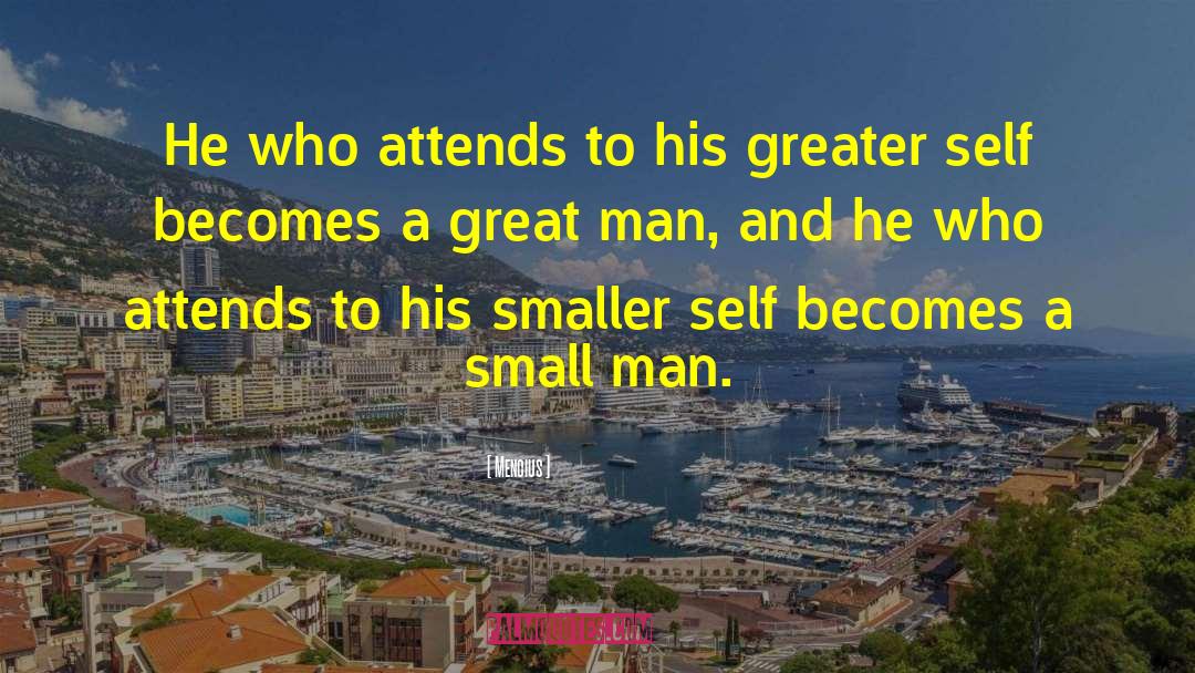 Small Man quotes by Mencius