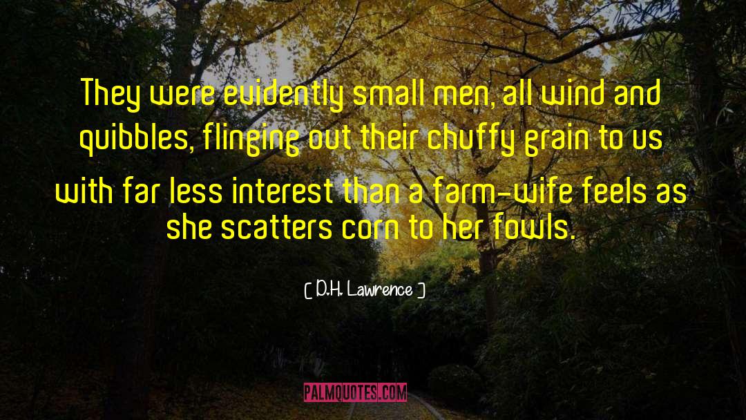 Small Man quotes by D.H. Lawrence