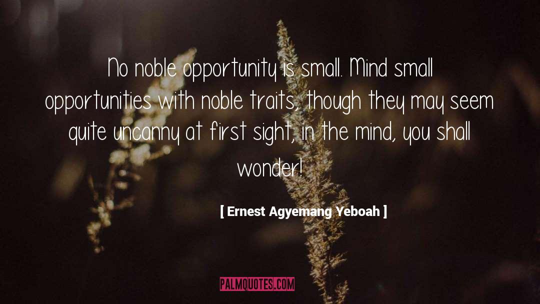 Small Mind quotes by Ernest Agyemang Yeboah