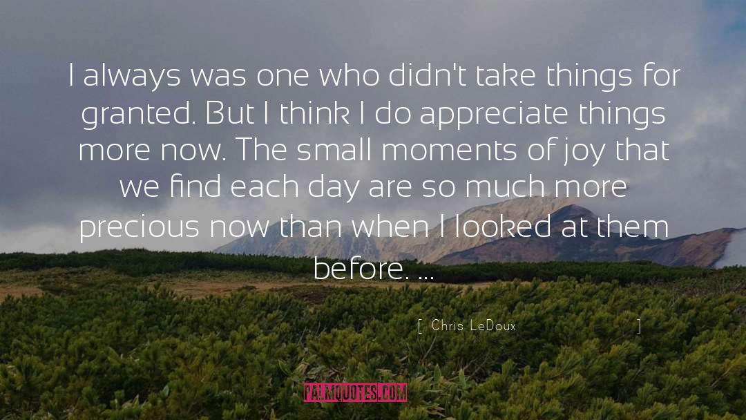 Small Moments quotes by Chris LeDoux