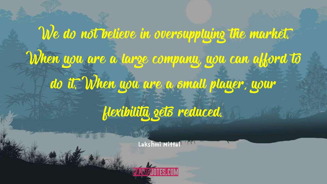 Small Numbers quotes by Lakshmi Mittal