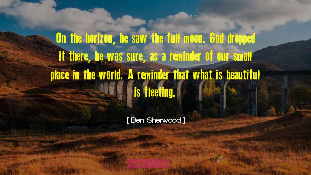Small Places quotes by Ben Sherwood