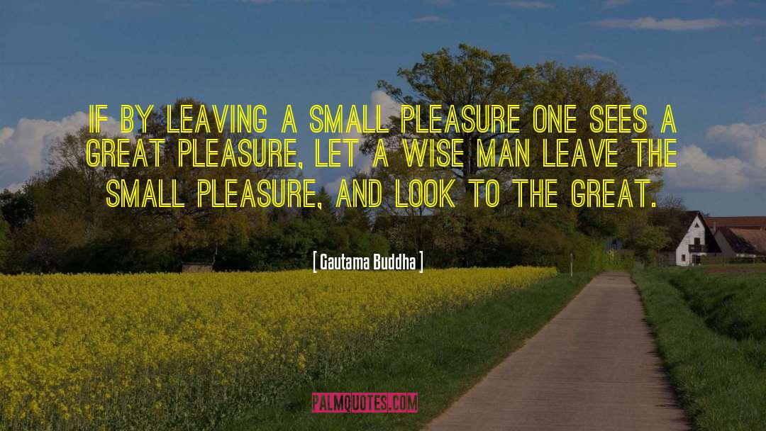 Small Pleasures quotes by Gautama Buddha