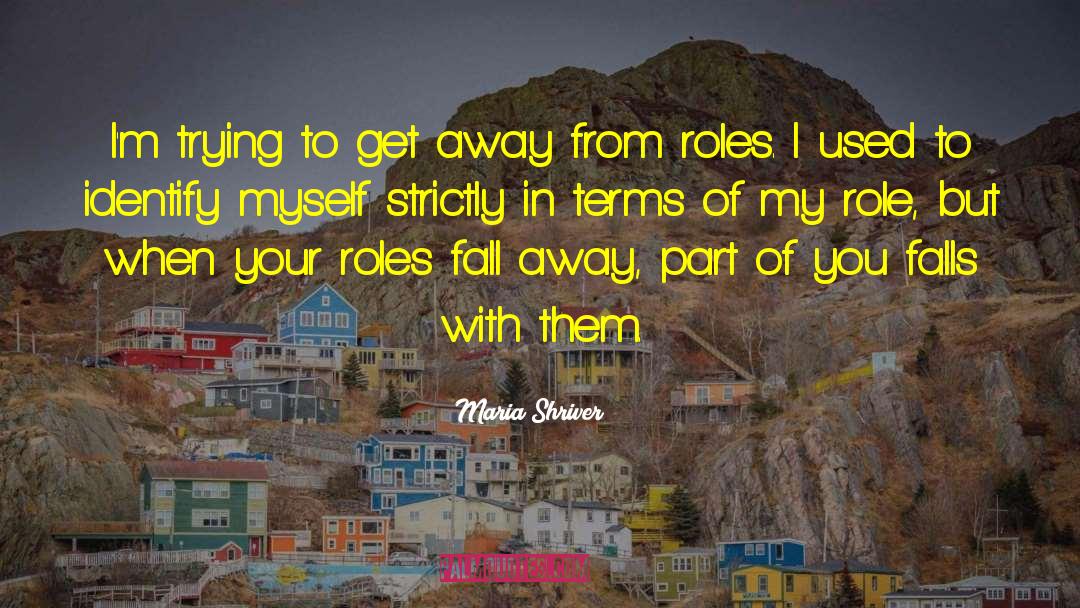 Small Roles quotes by Maria Shriver