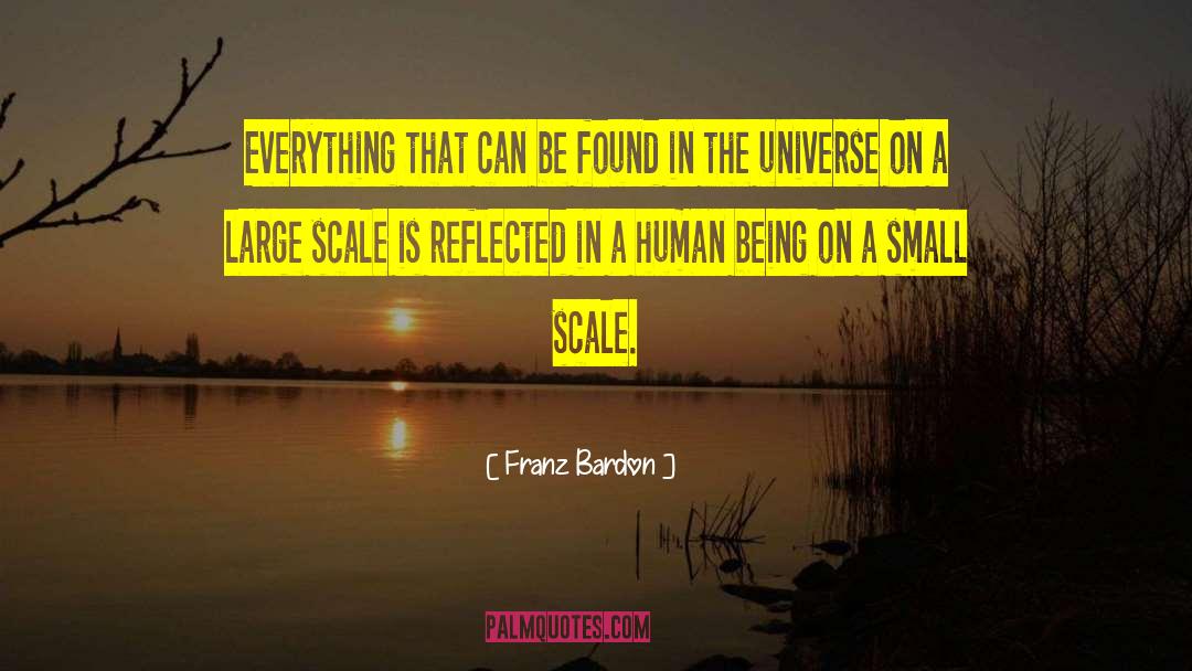 Small Scale quotes by Franz Bardon