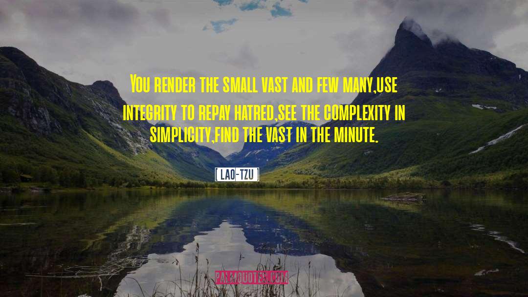 Small Sizes quotes by Lao-Tzu