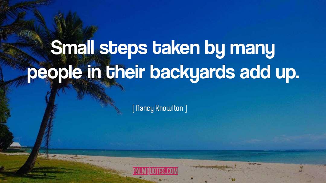 Small Steps quotes by Nancy Knowlton