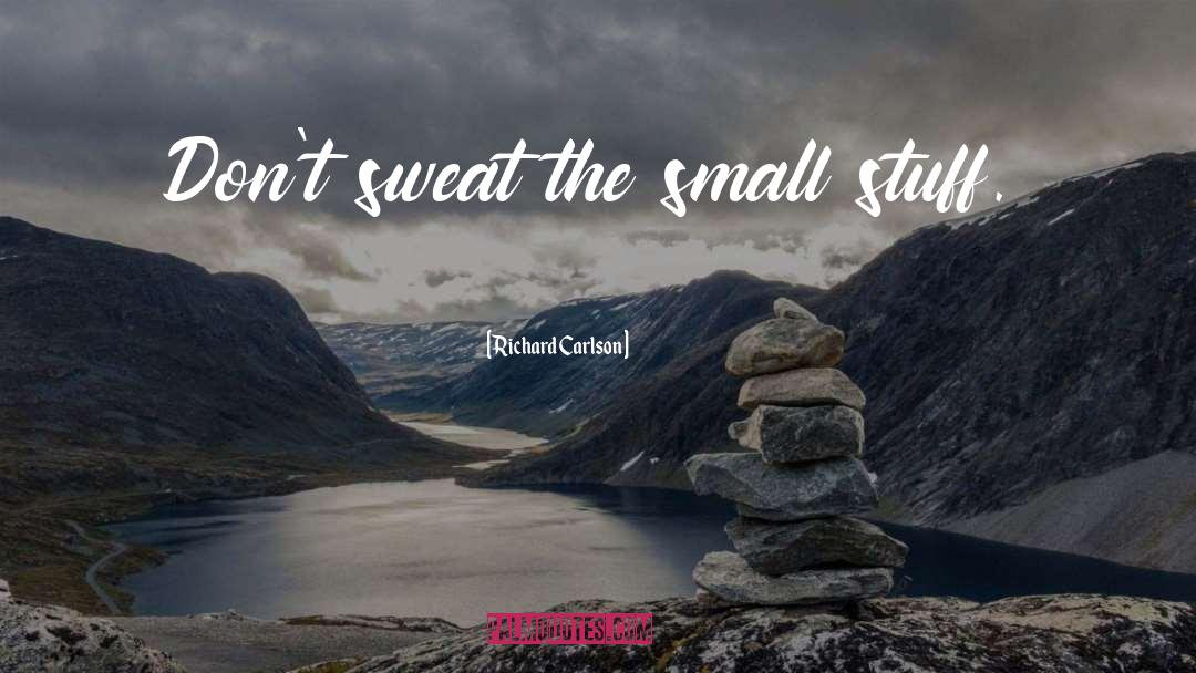 Small Stuff quotes by Richard Carlson