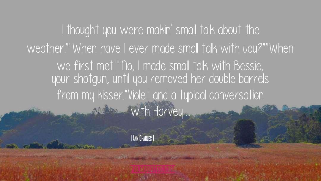 Small Talk quotes by Ann Charles