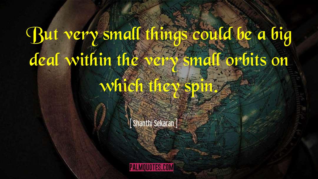 Small Things quotes by Shanthi Sekaran