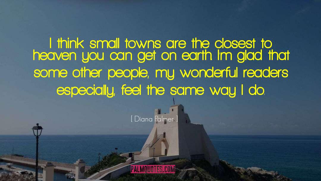 Small Towns quotes by Diana Palmer