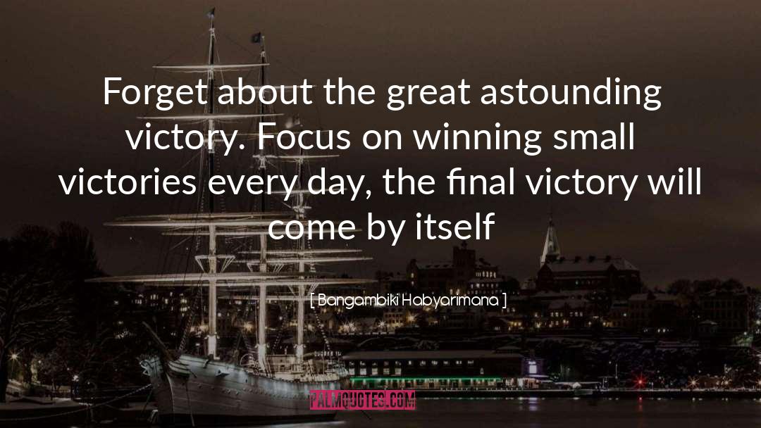 Small Victories quotes by Bangambiki Habyarimana