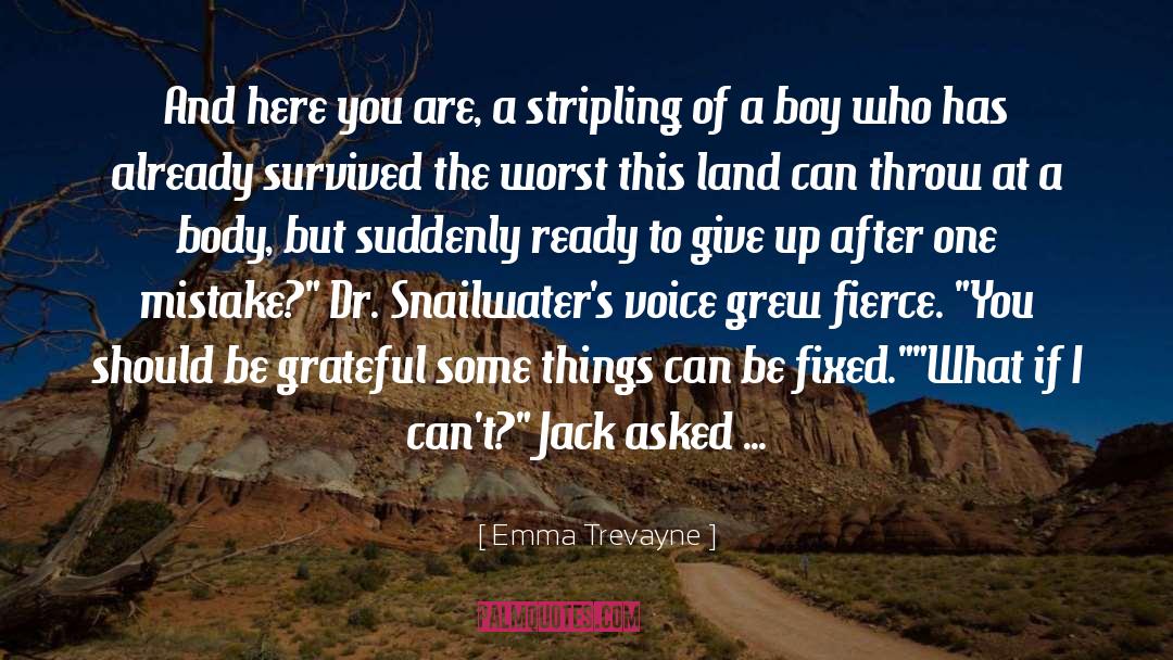 Small Voice quotes by Emma Trevayne