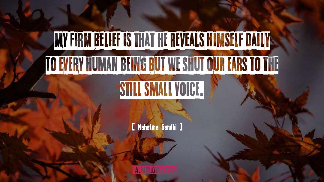 Small Voice quotes by Mahatma Gandhi