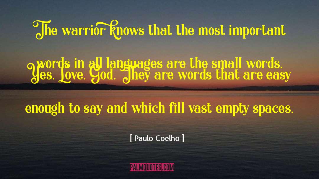 Small Words quotes by Paulo Coelho