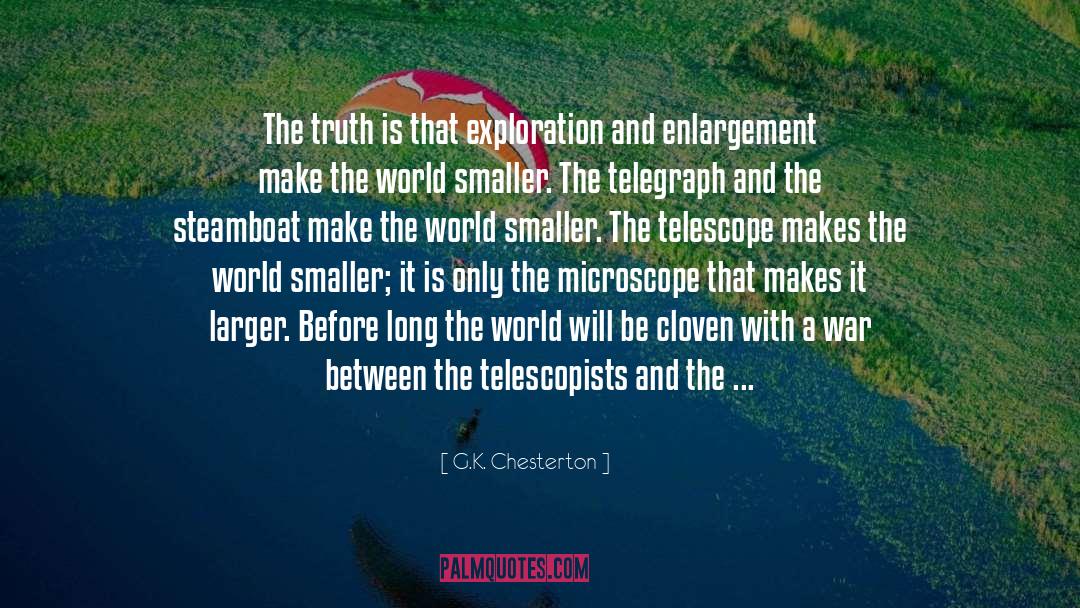 Small World quotes by G.K. Chesterton