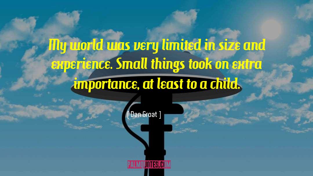 Small World quotes by Dan Groat