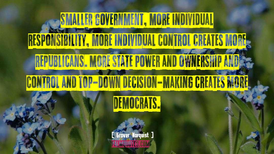 Smaller Government quotes by Grover Norquist