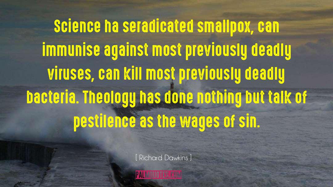 Smallpox quotes by Richard Dawkins