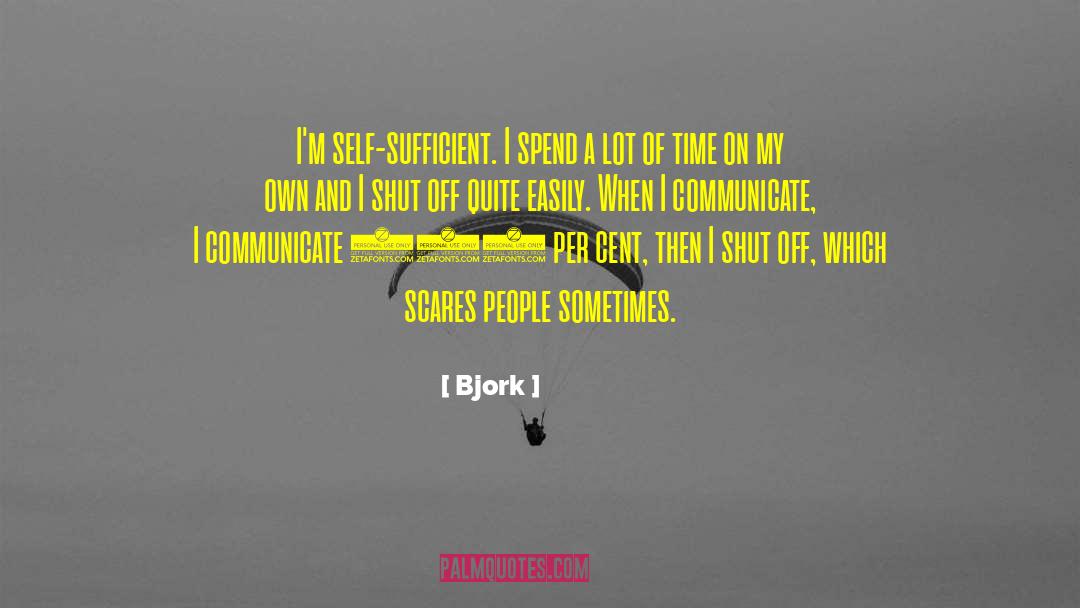 Smart Communication quotes by Bjork
