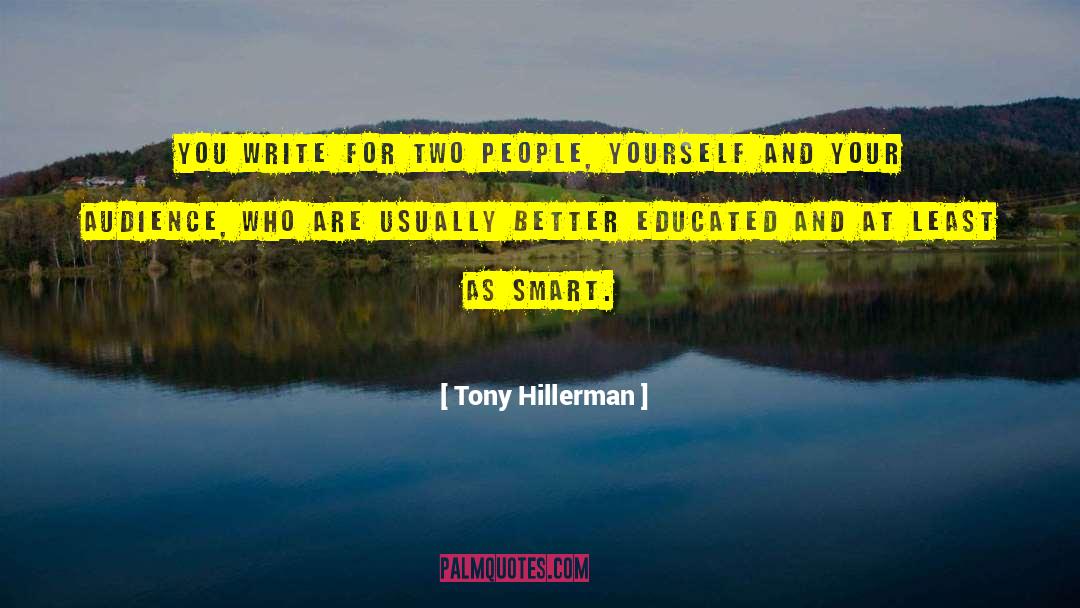 Smart People Brains quotes by Tony Hillerman