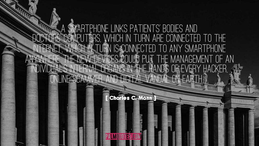 Smartphone quotes by Charles C. Mann