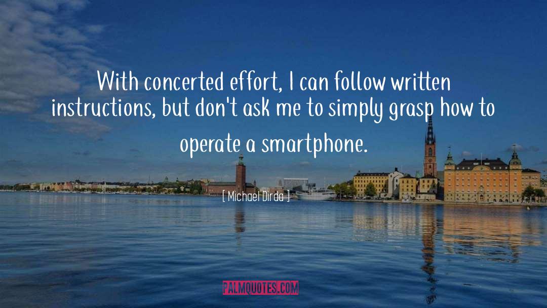 Smartphone quotes by Michael Dirda