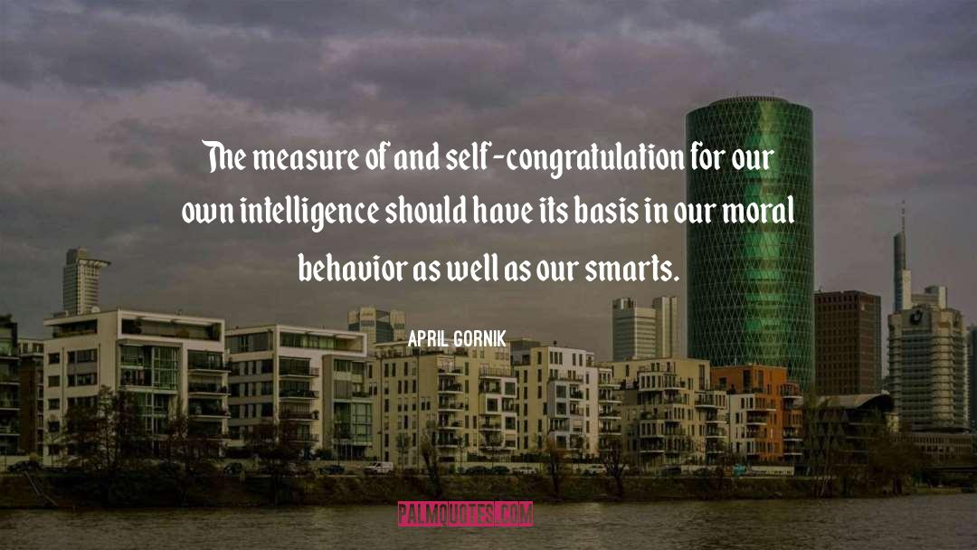 Smarts quotes by April Gornik