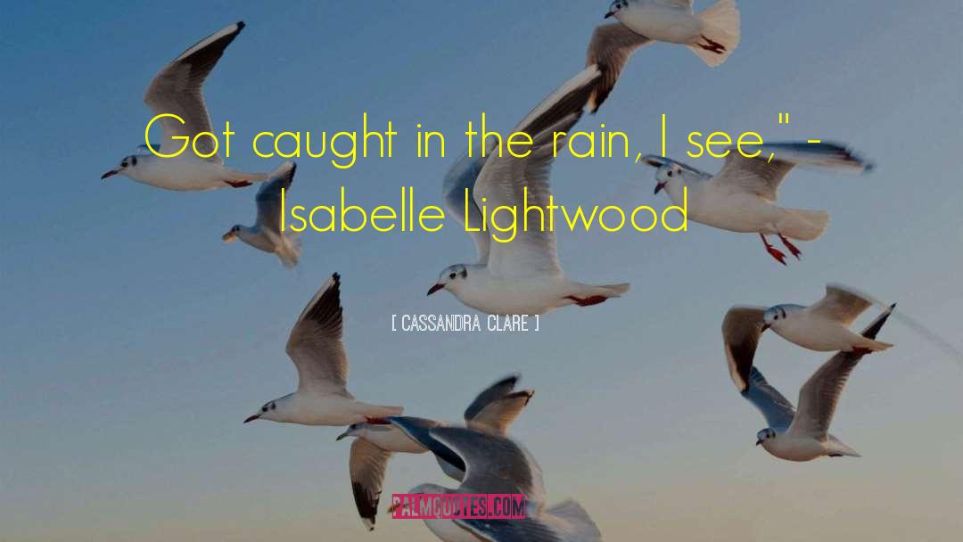Smell Of Rain quotes by Cassandra Clare