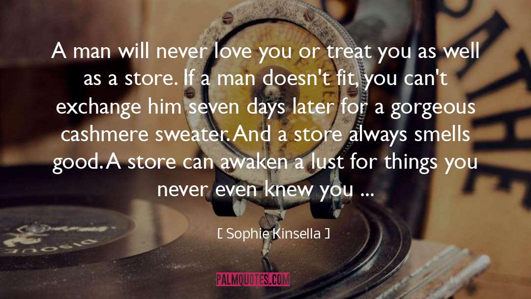 Smells Good quotes by Sophie Kinsella