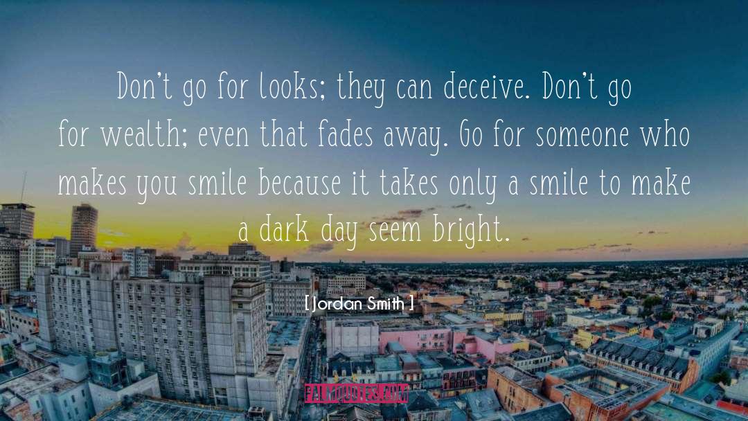 Smile Because quotes by Jordan Smith