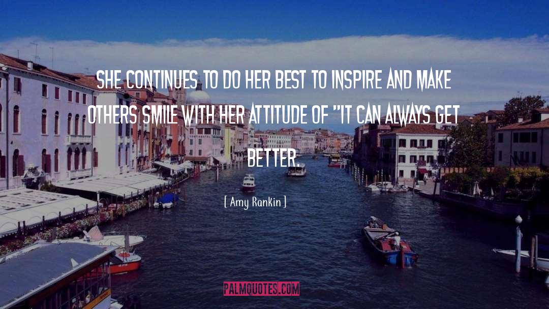 Smile Best Curve quotes by Amy Rankin
