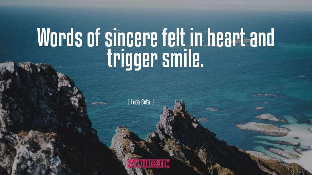 Smile Even Your Heart Is Bleeding quotes by Toba Beta