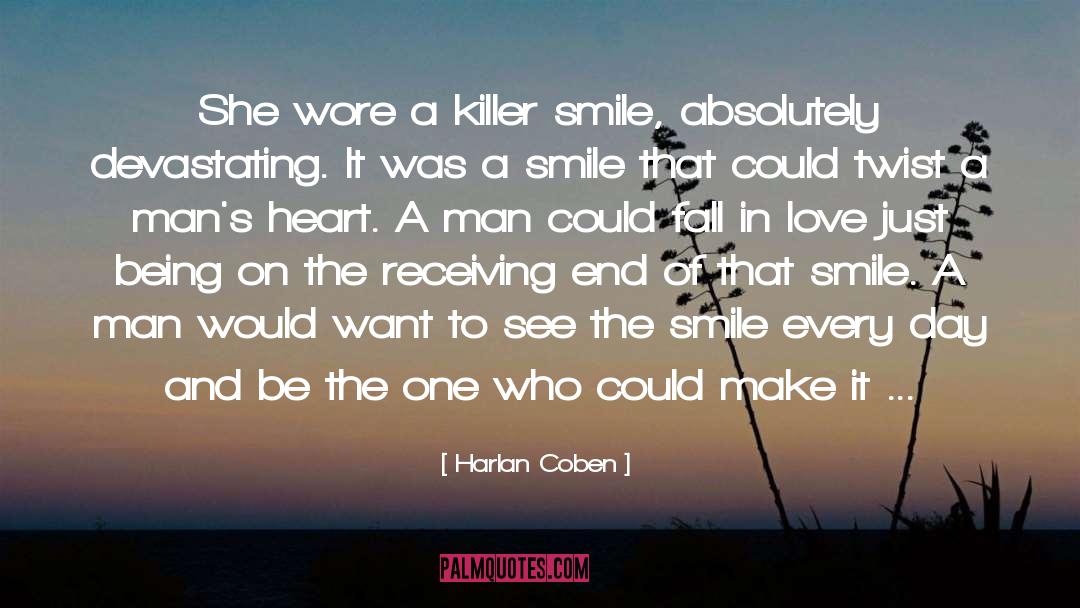 Smile Even Your Heart Is Bleeding quotes by Harlan Coben
