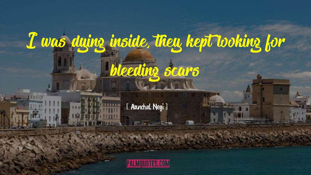 Smile Even Your Heart Is Bleeding quotes by Aanchal Negi