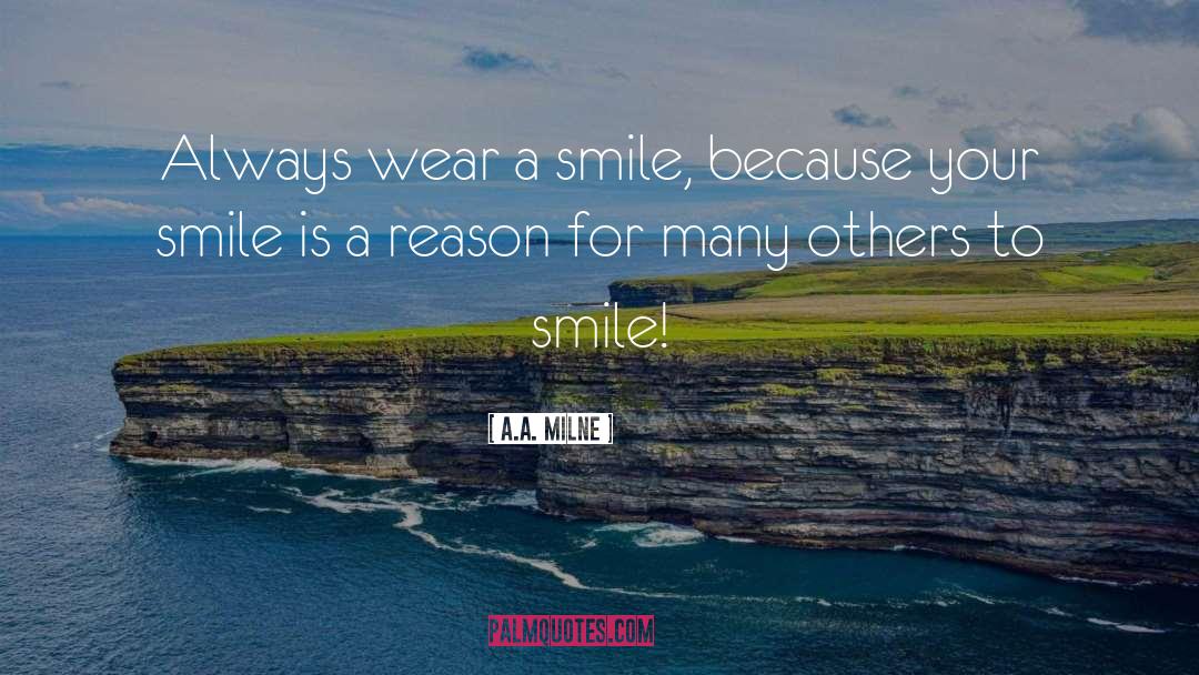 Smile Even Your Heart Is Bleeding quotes by A.A. Milne