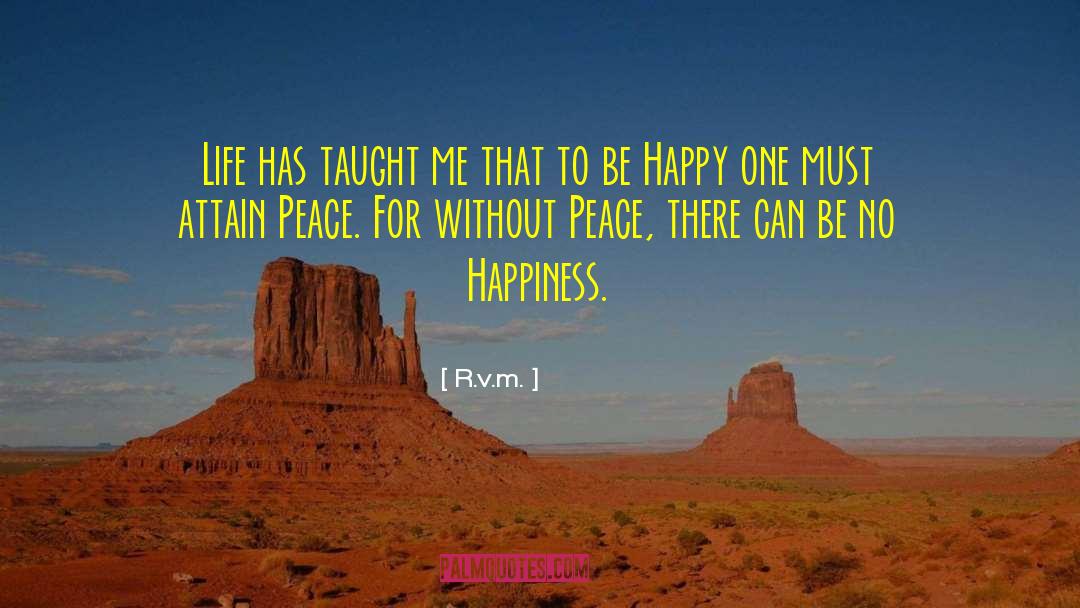 Smile Happiness Peace quotes by R.v.m.