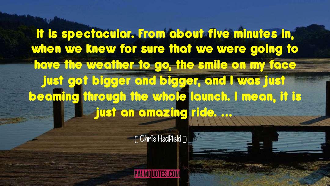Smile On My Face quotes by Chris Hadfield