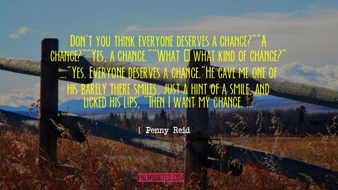 Smile Pleasantly quotes by Penny Reid