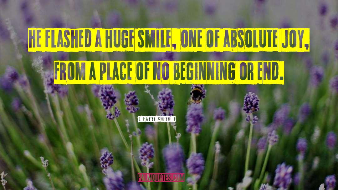 Smile Smiles quotes by Patti Smith