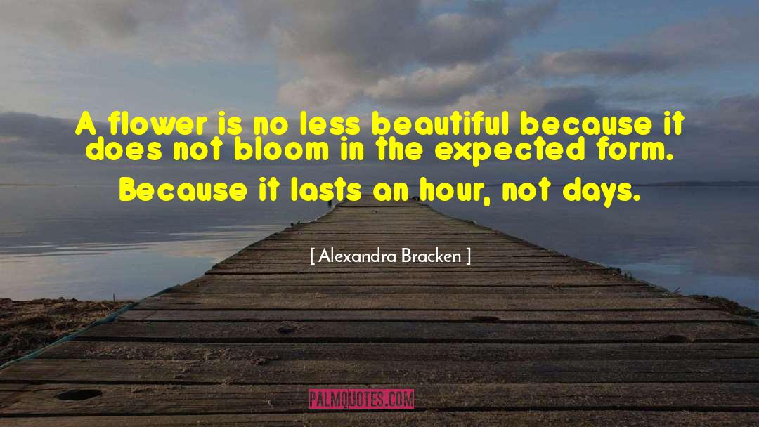 Smiles Bloom quotes by Alexandra Bracken
