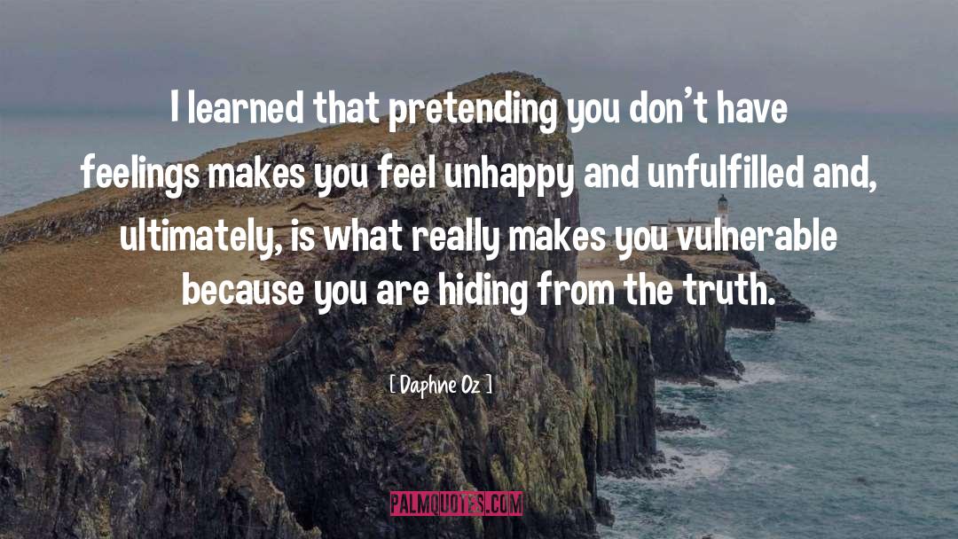 Smiles Hiding Feelings quotes by Daphne Oz